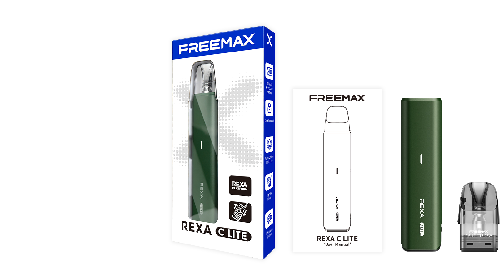 REXA C Lite standard version packaging display