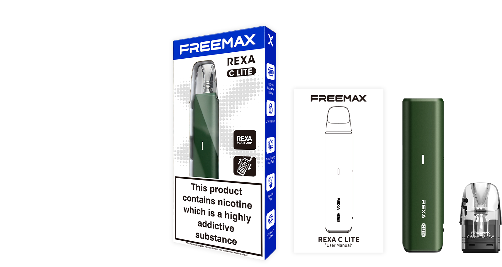 REXA C Lite TPD version packaging display